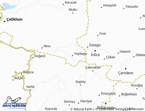 MICHELIN Yeşiltepe map - ViaMichelin