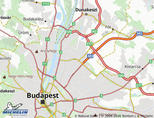 MICHELIN 15. Kerület map - ViaMichelin