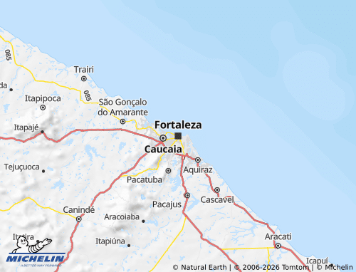 Mappa MICHELIN Ceará - ViaMichelin