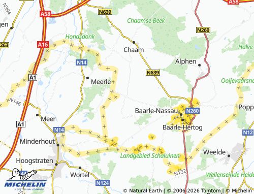 MICHELIN Ulicoten map - ViaMichelin