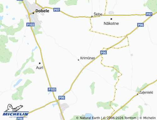 Mapa MICHELIN Krimūnas - ViaMichelin