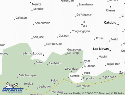 MICHELIN Deit De Turag map - ViaMichelin