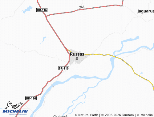 Mapa MICHELIN Russas - ViaMichelin