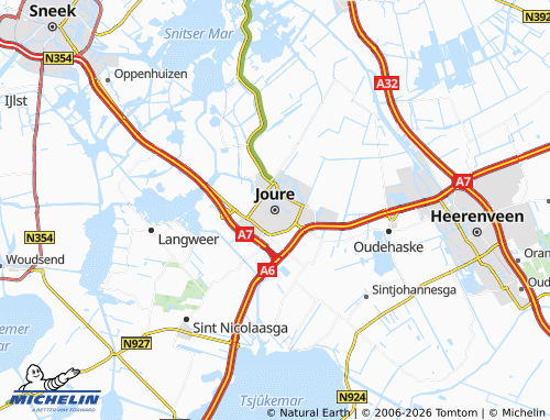 Kaart MICHELIN De Jouwer - ViaMichelin