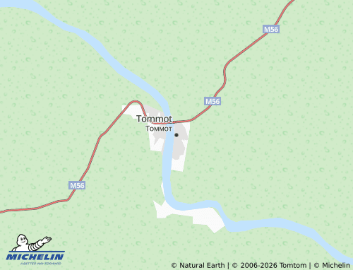 MICHELIN-Landkarte Tommot - ViaMichelin