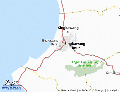 MICHELIN Singkawang Barat map - ViaMichelin