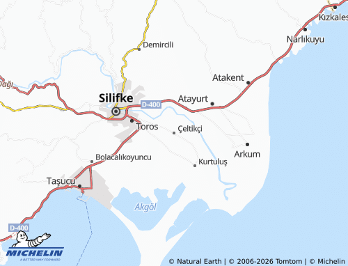 Mappa MICHELIN Çeltikçi - ViaMichelin