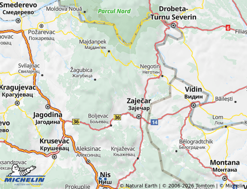 Carte MICHELIN Borski - ViaMichelin
