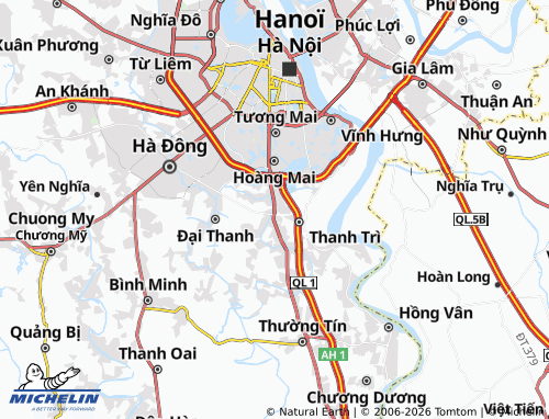 MICHELIN Thanh Trì map - ViaMichelin