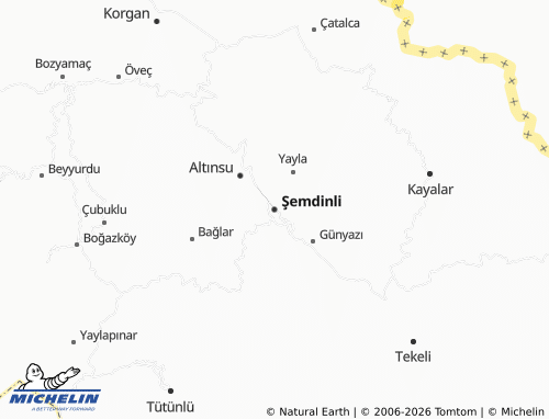 Kaart MICHELIN Şemdinli - ViaMichelin