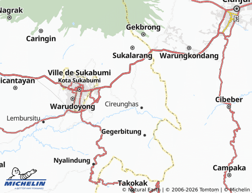 Mapa MICHELIN Cipurut - ViaMichelin