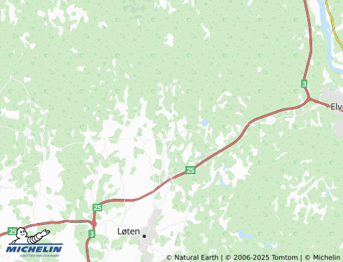 MICHELIN Jønsrud map - ViaMichelin