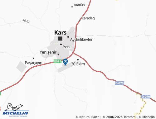 MICHELIN-Landkarte 30 Ekim - ViaMichelin