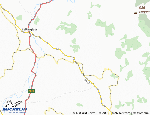 Carte MICHELIN Kiltegan - ViaMichelin