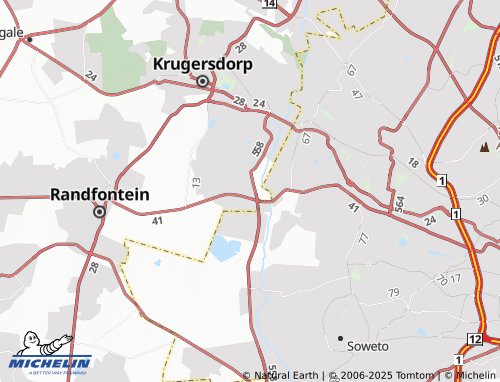 MICHELIN Hospital View map - ViaMichelin