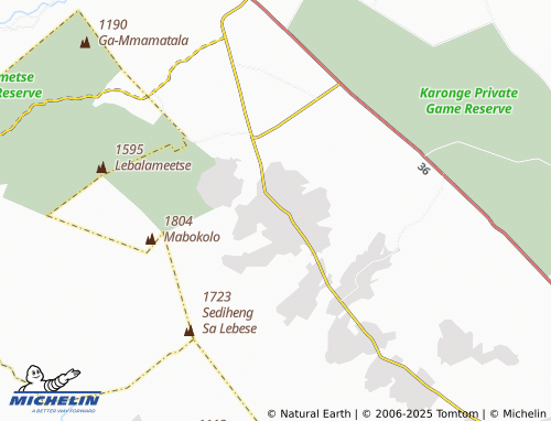 MICHELIN Kanana map - ViaMichelin