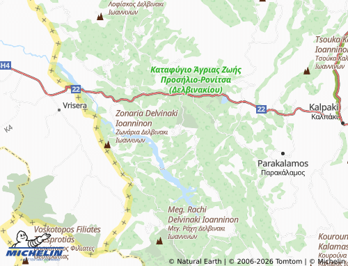 Carte MICHELIN Peristeri - ViaMichelin