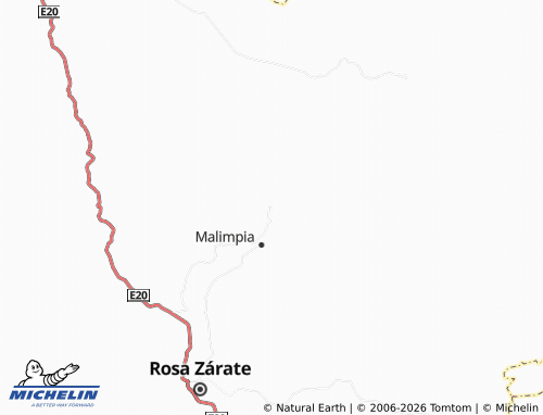 MICHELIN 5 de Agosto map - ViaMichelin