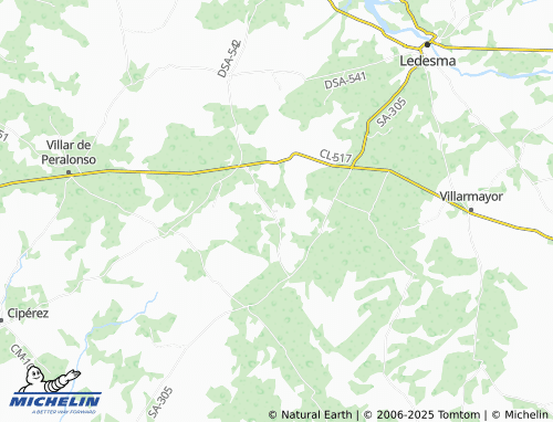 MICHELIN Encina de San Silvestre map - ViaMichelin