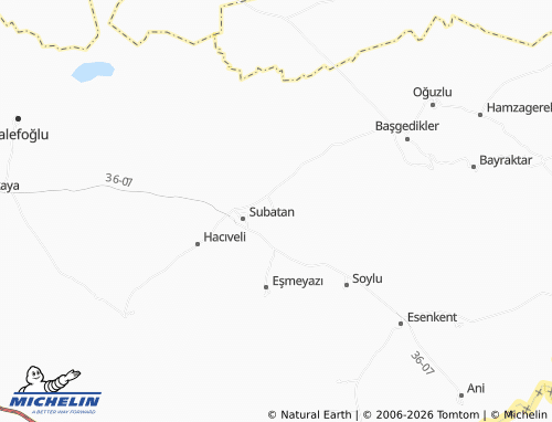 MICHELIN Karakaş map - ViaMichelin