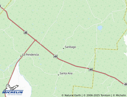 MICHELIN Santiago map - ViaMichelin