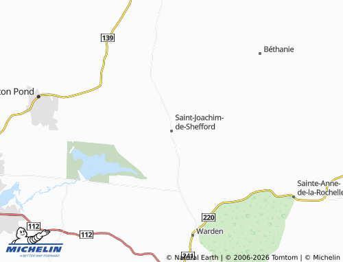 Mappa MICHELIN Saint-Joachim-de-Shefford - ViaMichelin