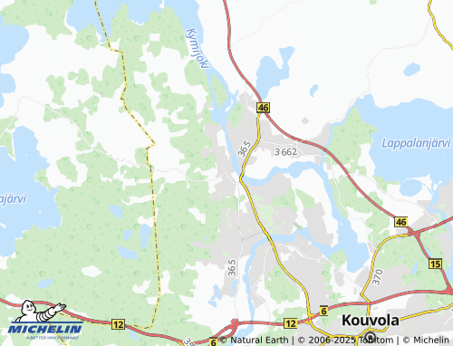 MICHELIN Kymenranta map - ViaMichelin