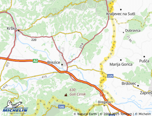 MICHELIN-Landkarte Bukošek - ViaMichelin
