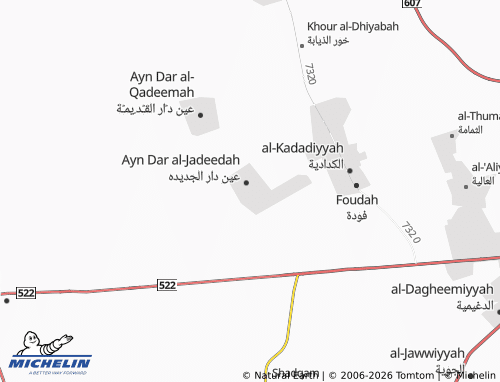 MICHELIN-Landkarte al-Nour - ViaMichelin