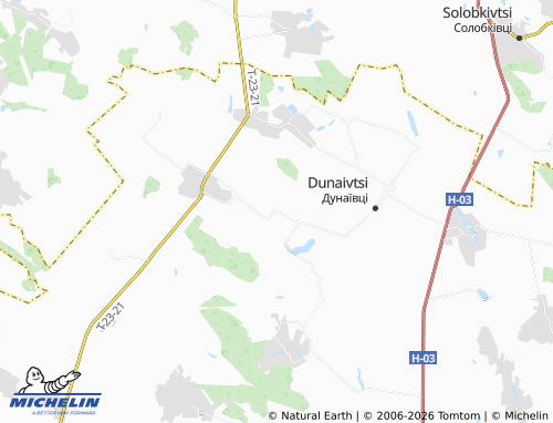 MICHELIN Ternova map - ViaMichelin
