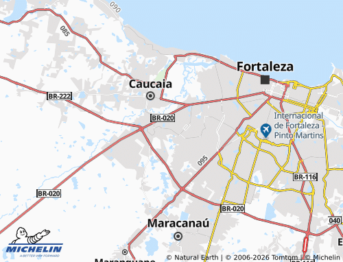 Mappa MICHELIN Conjunto Novo Paraíso - ViaMichelin