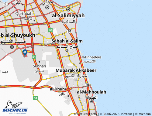 MICHELIN Al Masayel map - ViaMichelin