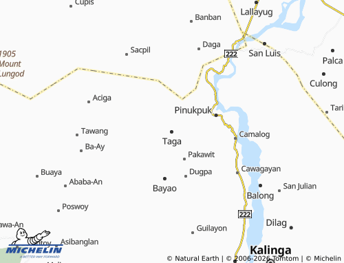 MICHELIN Taga map - ViaMichelin