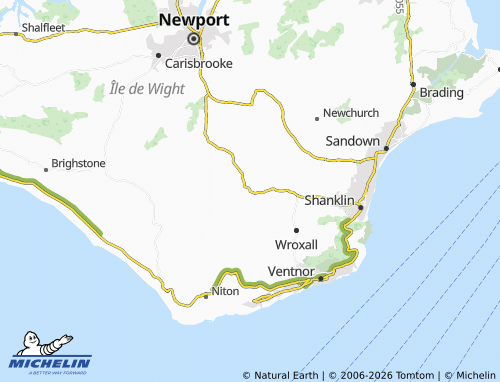 MICHELIN Godshill map - ViaMichelin