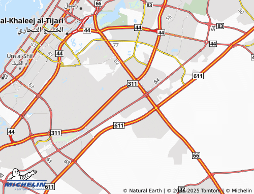 MICHELIN Wadi Al Safa 2 map - ViaMichelin