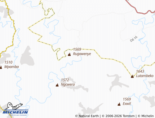 MICHELIN-Landkarte Mwaca A - ViaMichelin