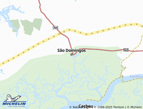 Carte MICHELIN São Domingos - ViaMichelin
