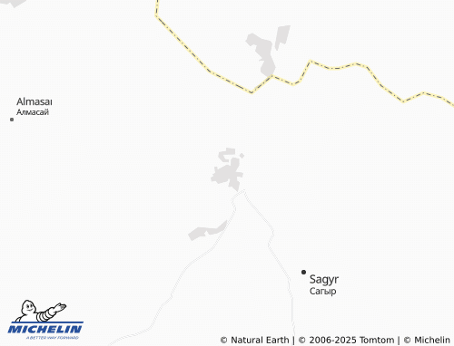 MICHELIN Mamay batyra map - ViaMichelin