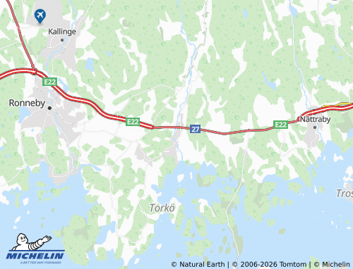 MICHELIN Listerby map - ViaMichelin