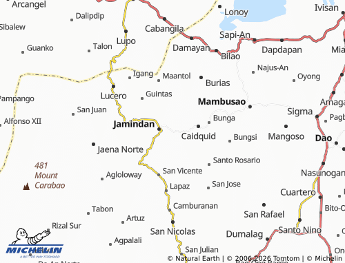 MICHELIN Esperanza map - ViaMichelin