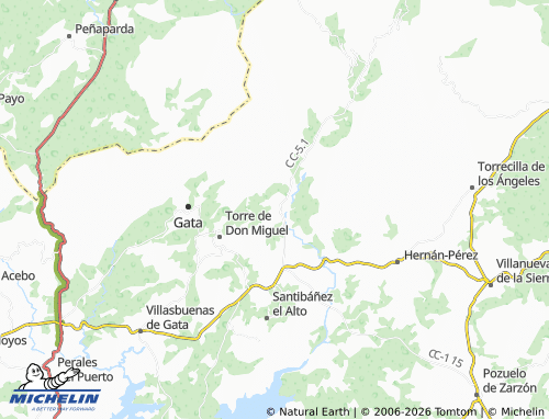 Kaart MICHELIN Cadalso - ViaMichelin