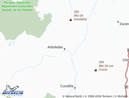 Carte MICHELIN Arboledas - ViaMichelin