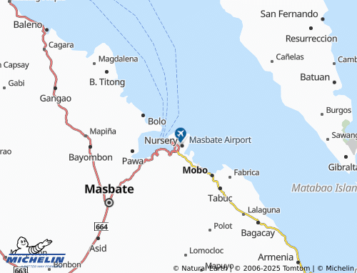 MICHELIN Ibingay map - ViaMichelin