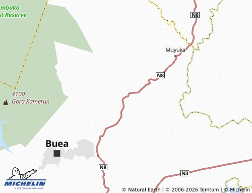 MICHELIN Ekona Mbenge map - ViaMichelin