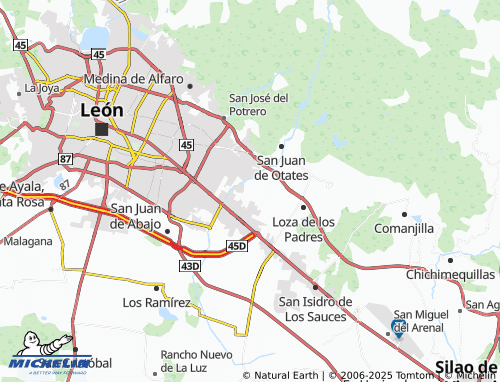 MICHELIN Loma de San Carlos map - ViaMichelin