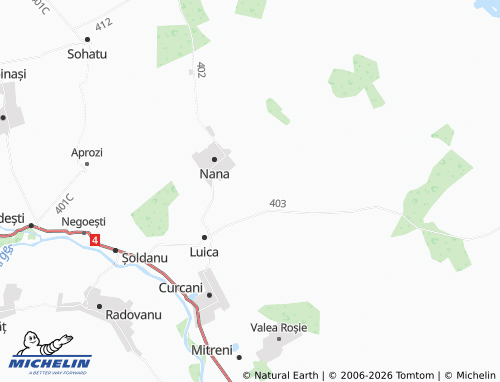 Mapa MICHELIN Valea Stânii - ViaMichelin