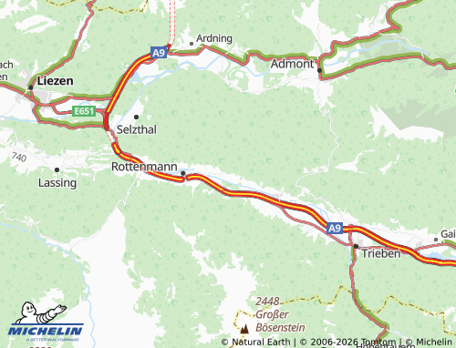 MICHELIN Büschendorf map - ViaMichelin
