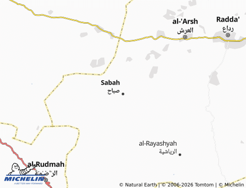 MICHELIN Sabah map - ViaMichelin