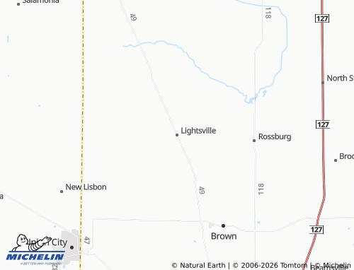 Mappa MICHELIN Lightsville - ViaMichelin