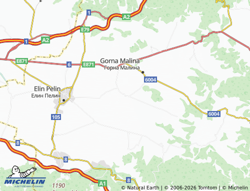 Carte MICHELIN Aprilovo - ViaMichelin
